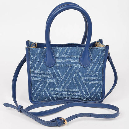 Denim Medium Tote Bag: Blue