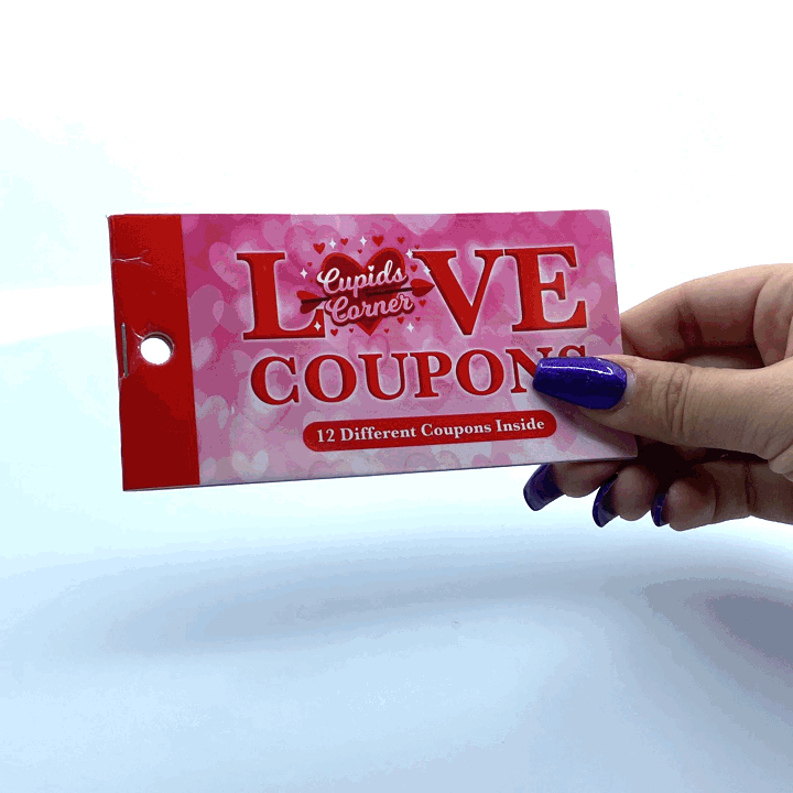 Novelty Closeout - Valentines Day Love Coupon Booklets- 12/Pack