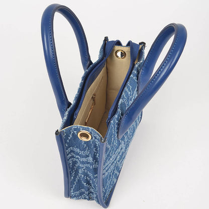 Denim Medium Tote Bag: Blue