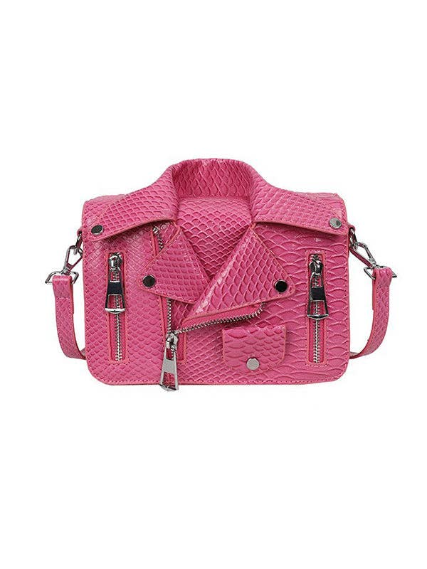 Asymmetric Chain Zipper Crossbody Bag-PINK Bodi Language for Women