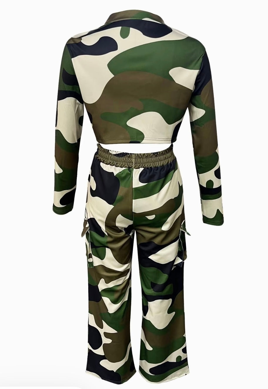 Two Piece Cargo Camo Set