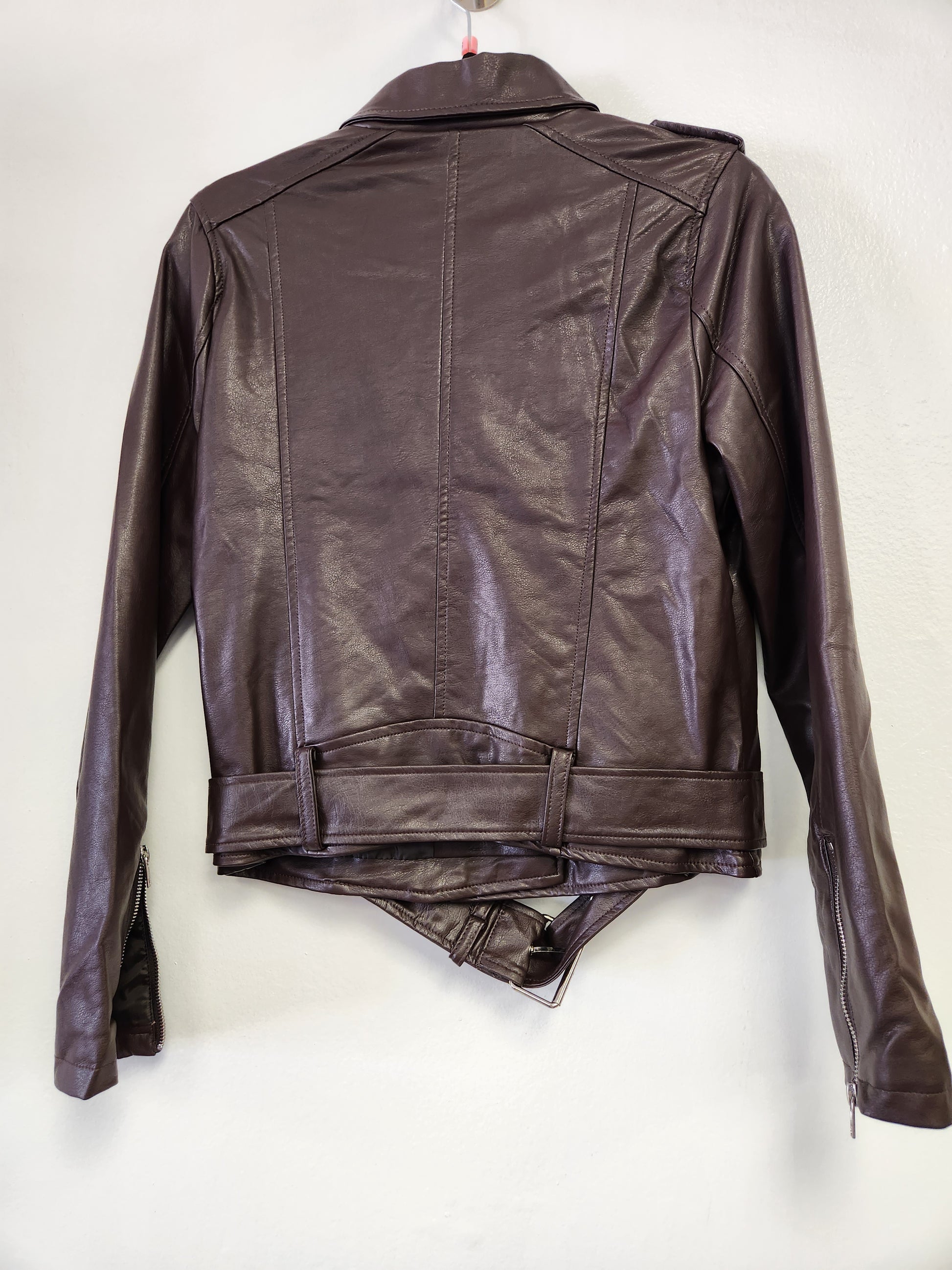 Brown Moto Jacket - Bodi Language for Women