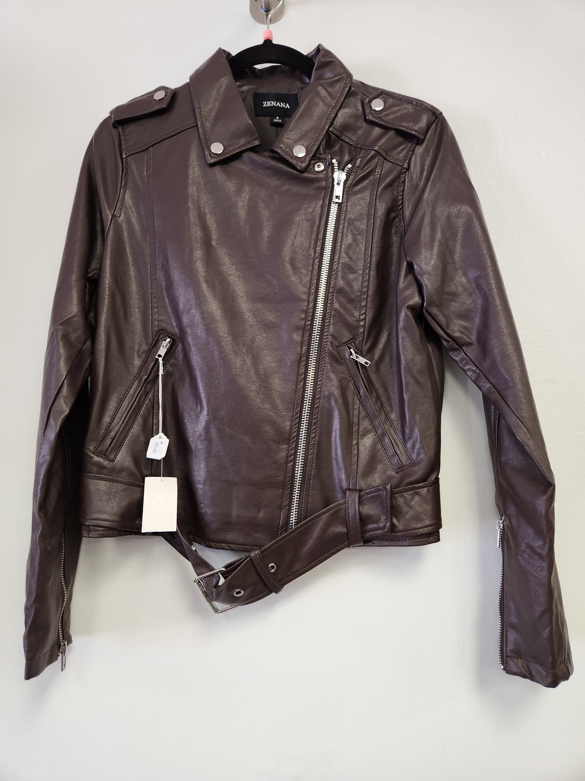 Brown Moto Jacket - Bodi Language for Women