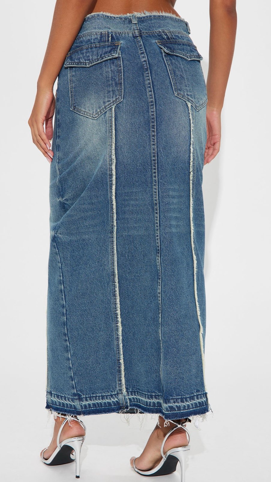 Denim Maxi Skirt - Bodi Language for Women