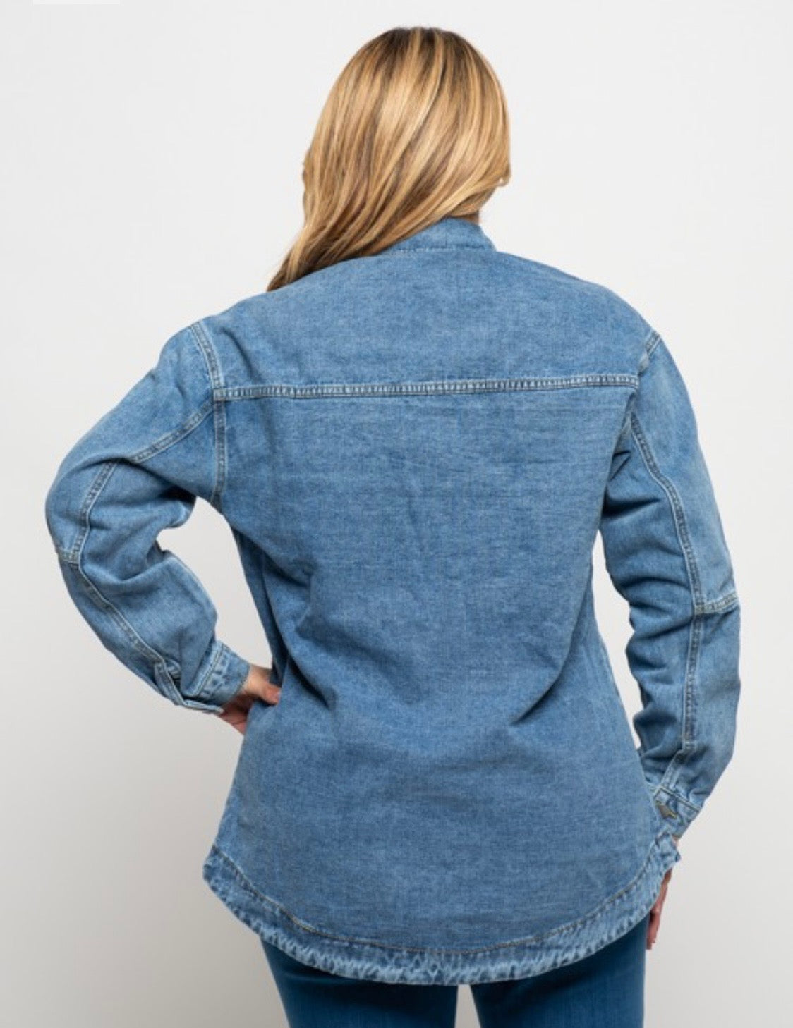 Denim Shacket - Bodi Language for Women