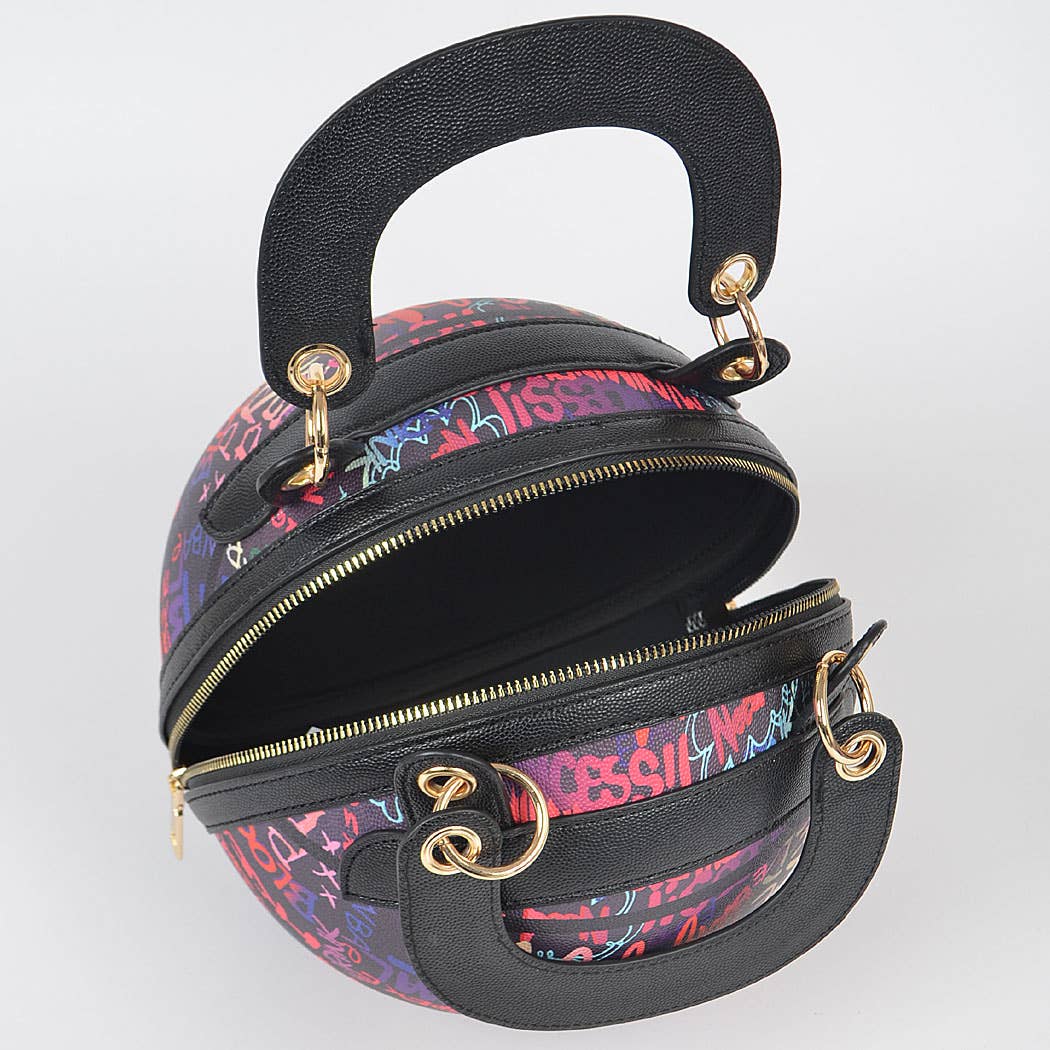 Graffiti Basketball Clutch - Bodi Language for Women