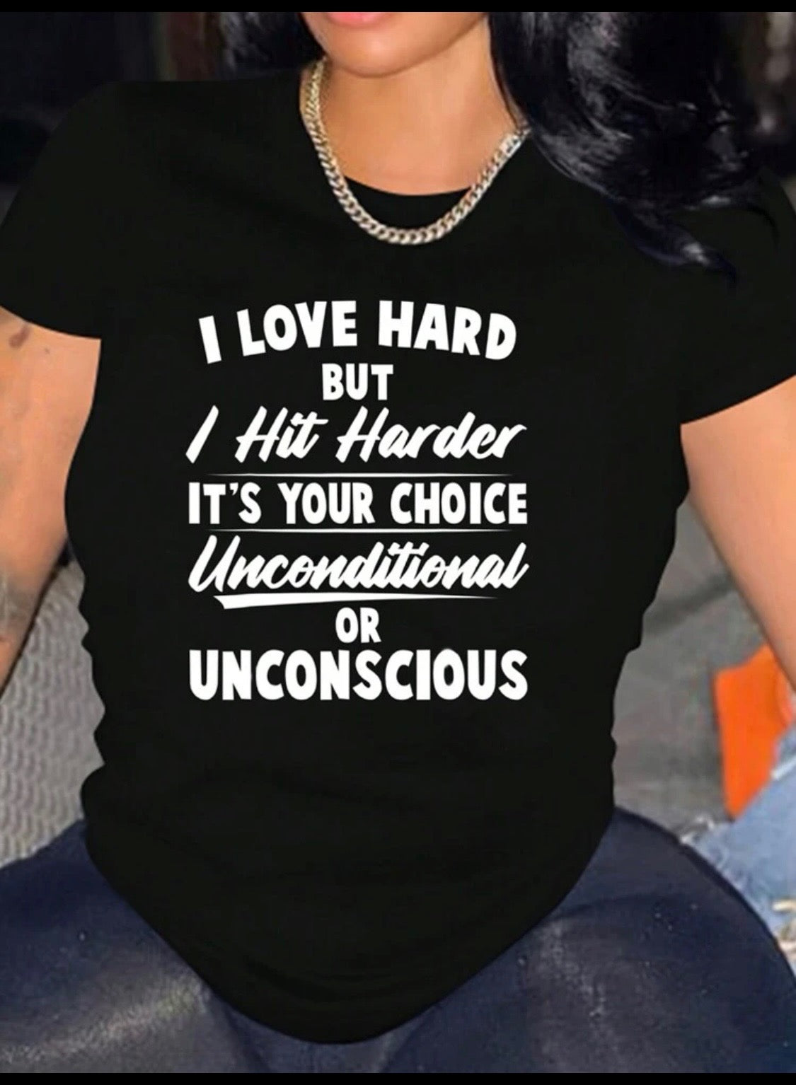 Love Hard Tee Shirt - Bodi Language for Women