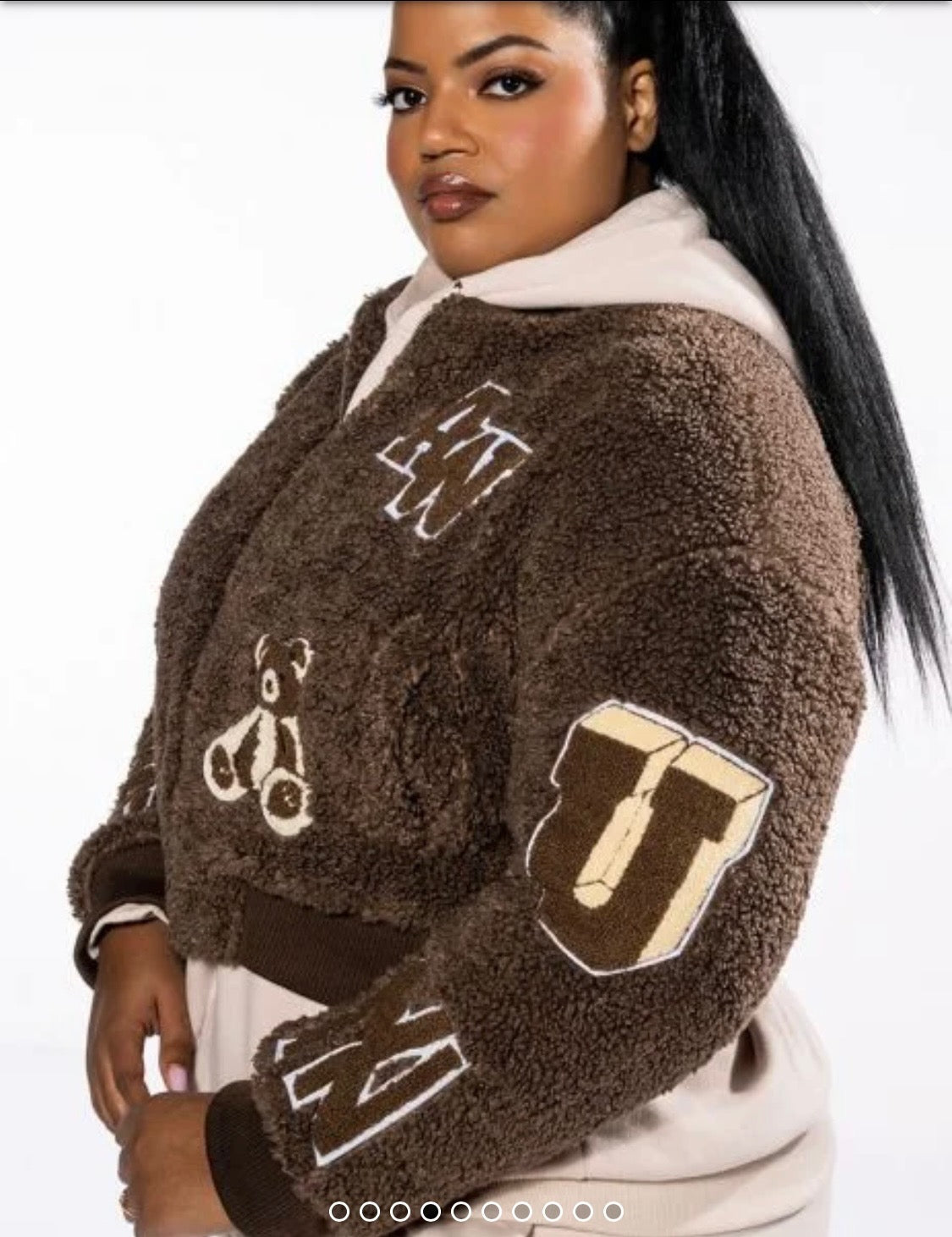 Teddy Varsity Jacket - Bodi Language for Women