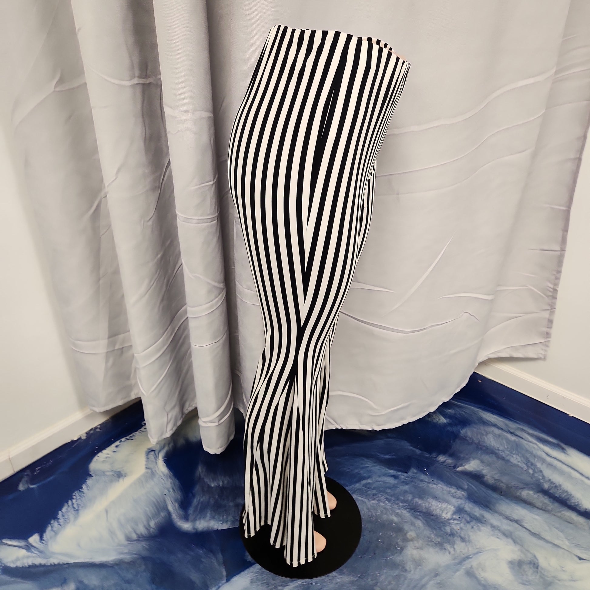 Black & White Stripe casual pants Bodi Language for Women