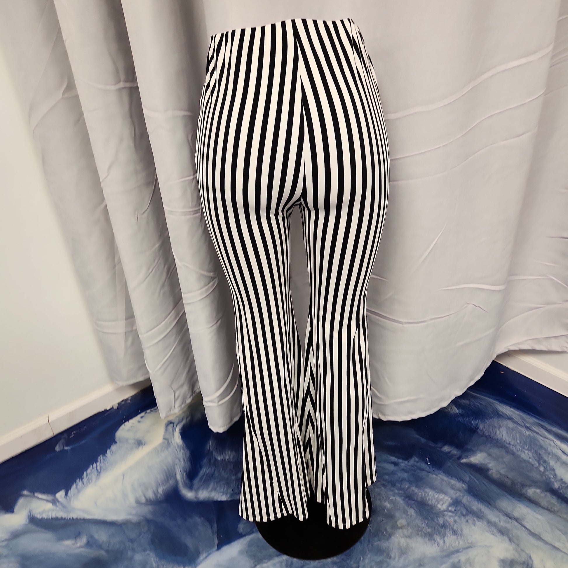 Black & White Stripe casual pants Bodi Language for Women