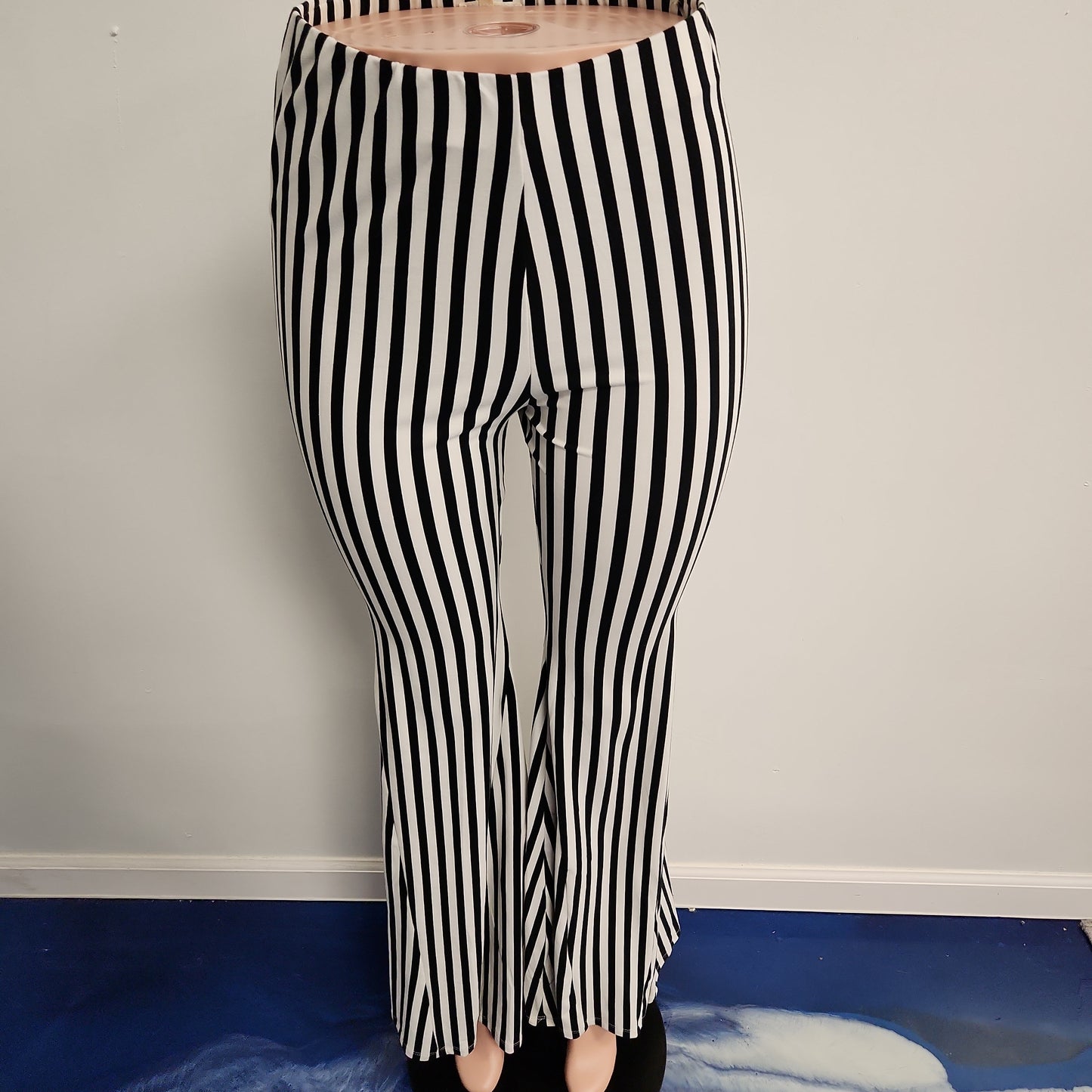 Black & White Stripe casual pants Bodi Language for Women