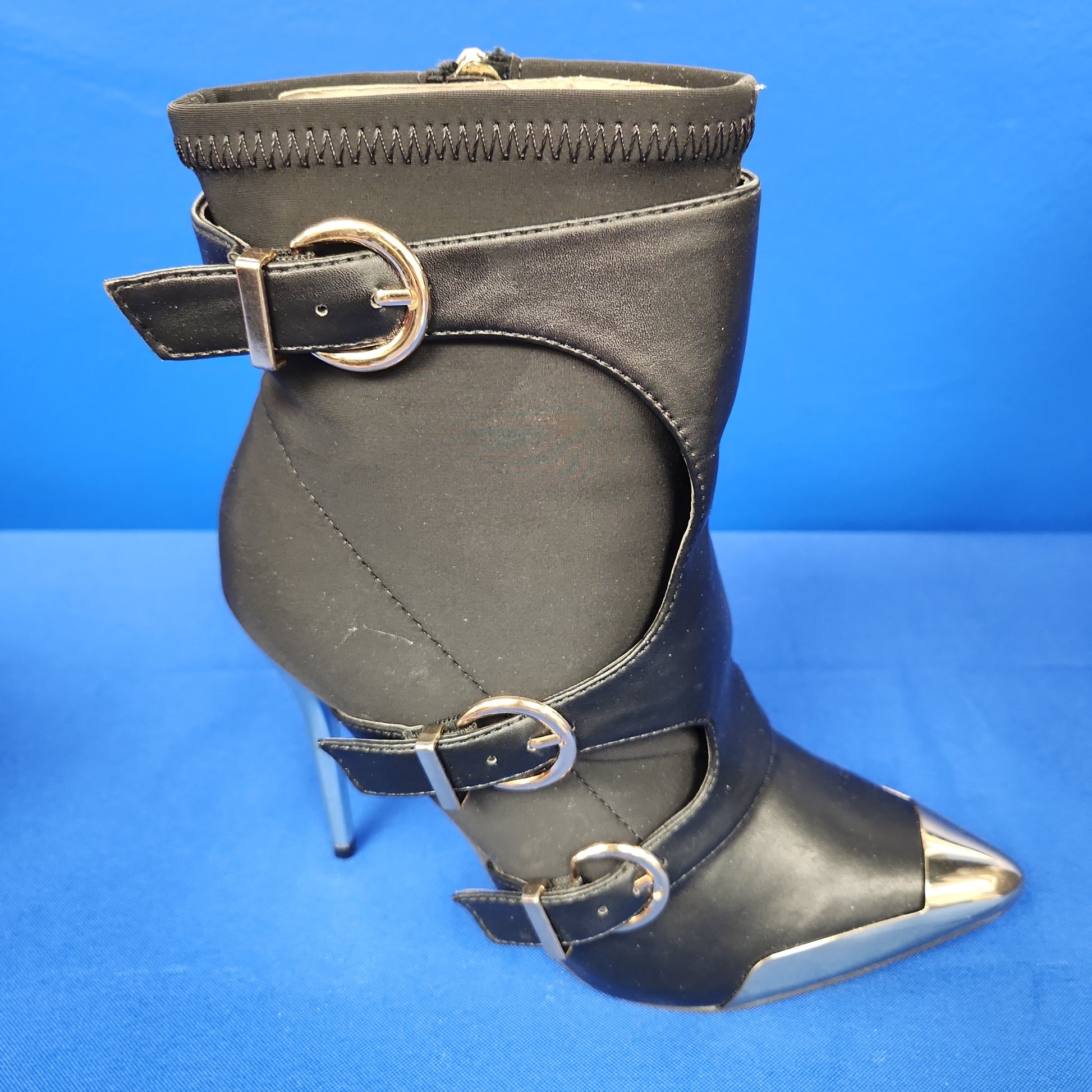 Black Buckle Boot - Bodi Language for Women