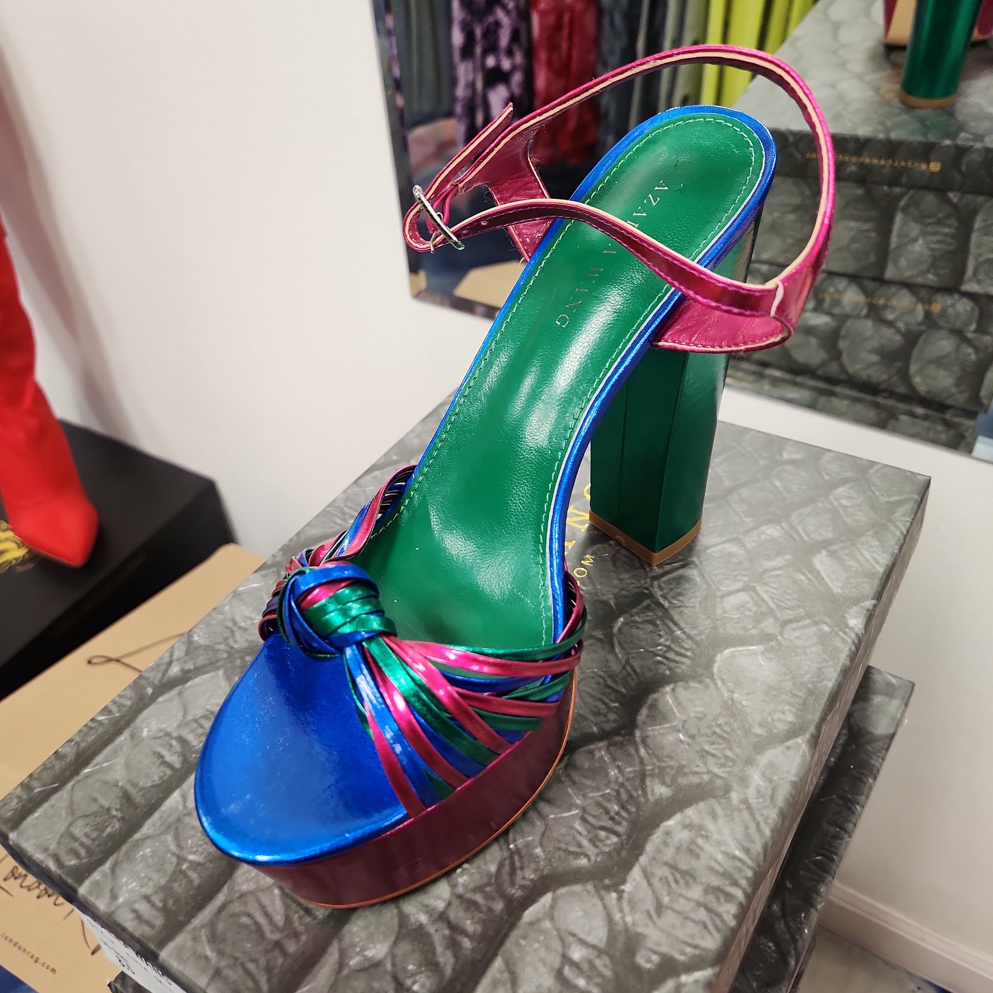 Color Block Heel - Bodi Language for Women
