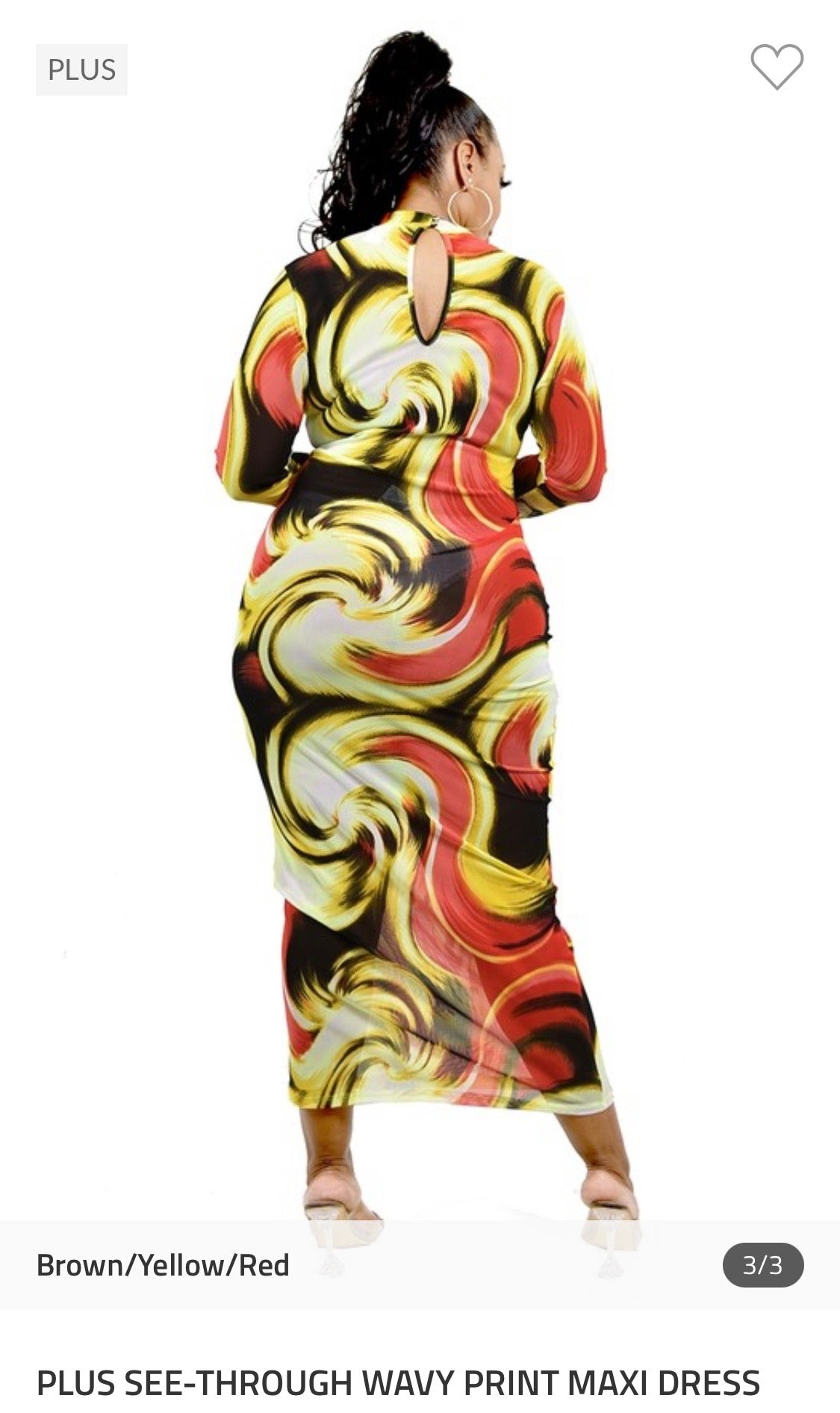 Plus Swirl Midi Dress - Bodi Language for Women