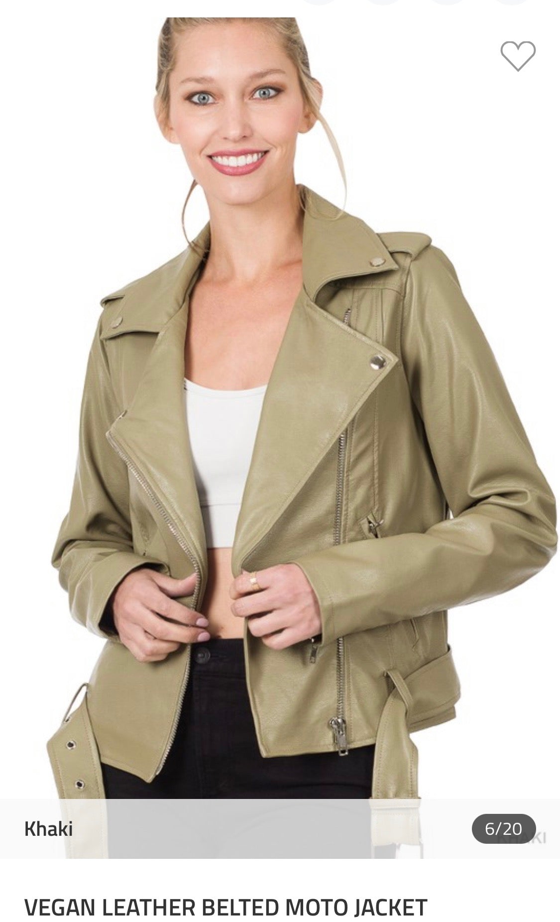 Tan Moto Jacket - Bodi Language for Women